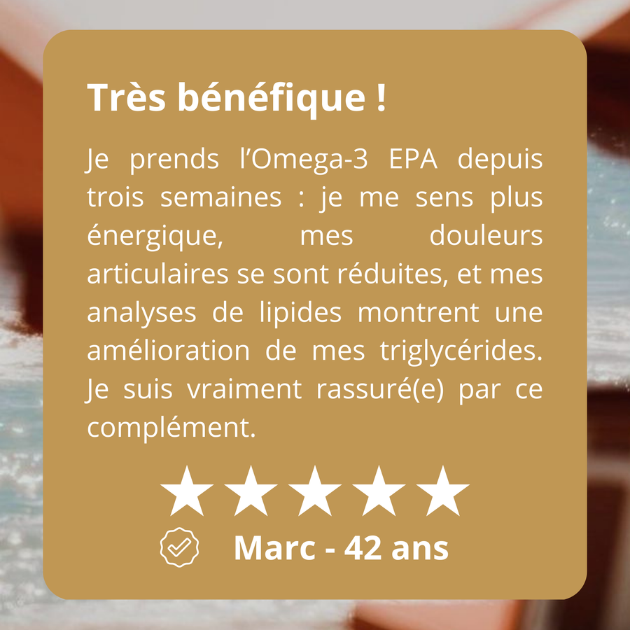 Omega 3 EPA Boost: targeted for inflammation, mood, cardiovascular health and recovery.