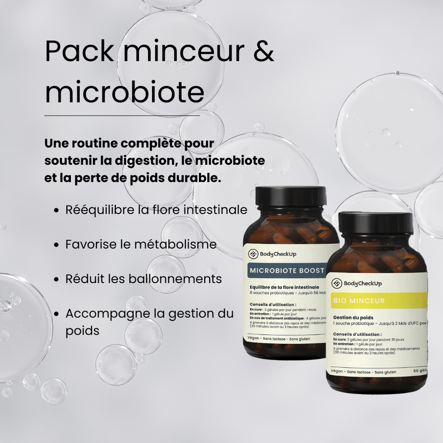 Pack Minceur & Microbiote - Perdez du poids durablement en agissant à la source