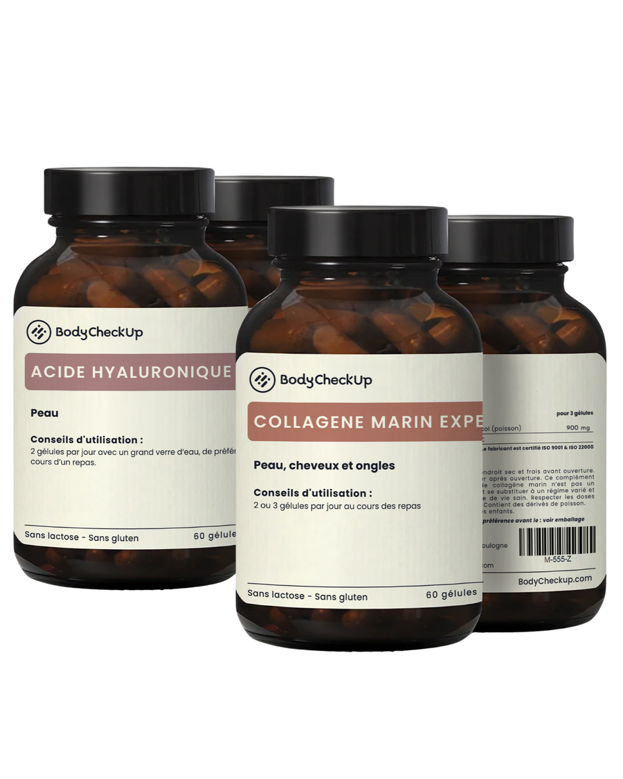 Hyaluronic acid & CollagĂšne Marin - targeted on hair health, nails and skin