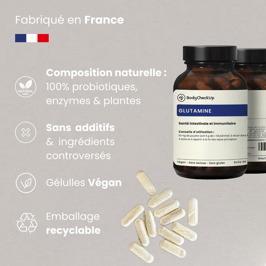 Glutamine ultra pure - Ciblé sur les  cellules immunitaires