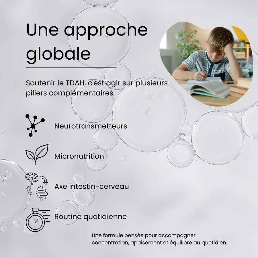Concentration et sérénité TDAH - Ciblé sur la concentration, la clarté mentale et la stabilité émotionnelle