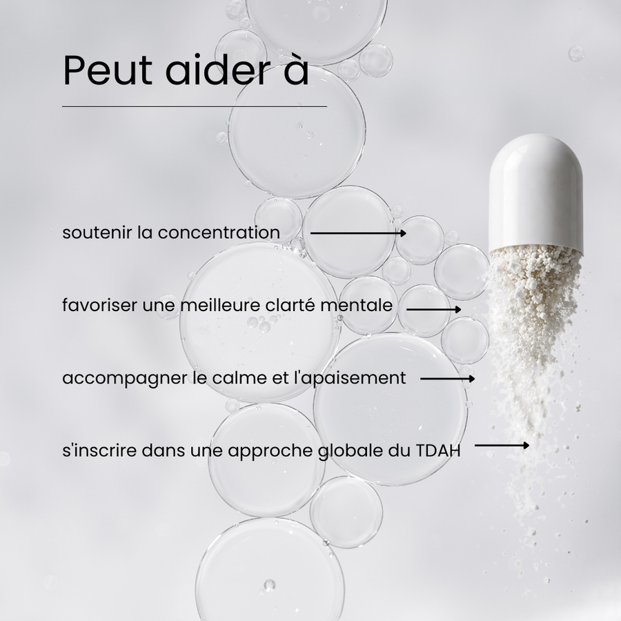 Concentration et sérénité TDAH - Ciblé sur la concentration, la clarté mentale et la stabilité émotionnelle