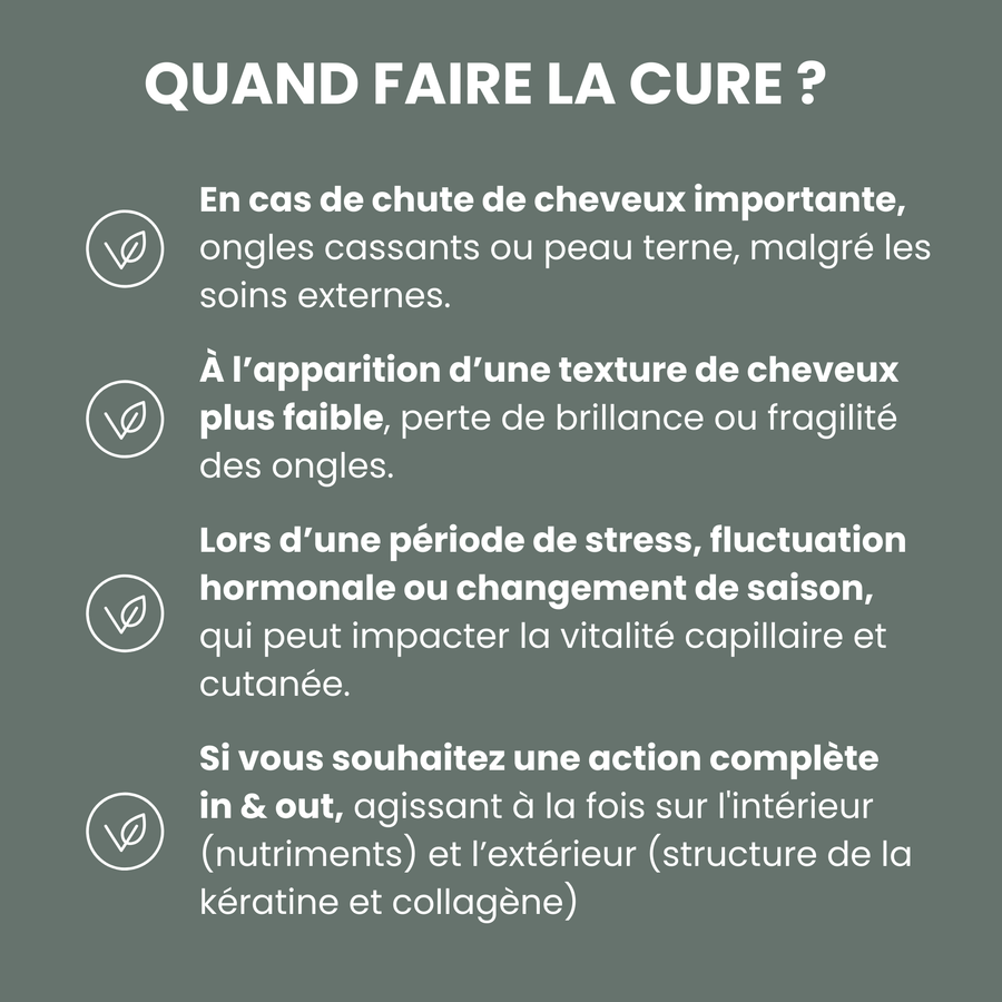 Complex hair, nails and skin - targeted on the support of hair, nails and skin