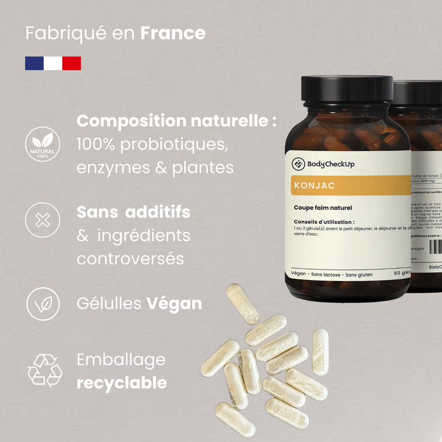 Konjac organic - targeted on the effects "Fales Cup"