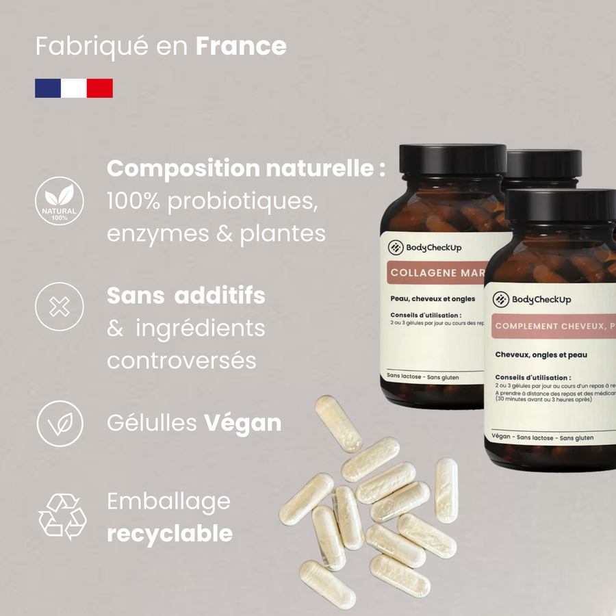 Pack cheveux et ongles - Ciblé sur le renforcement des cheveux et ongles