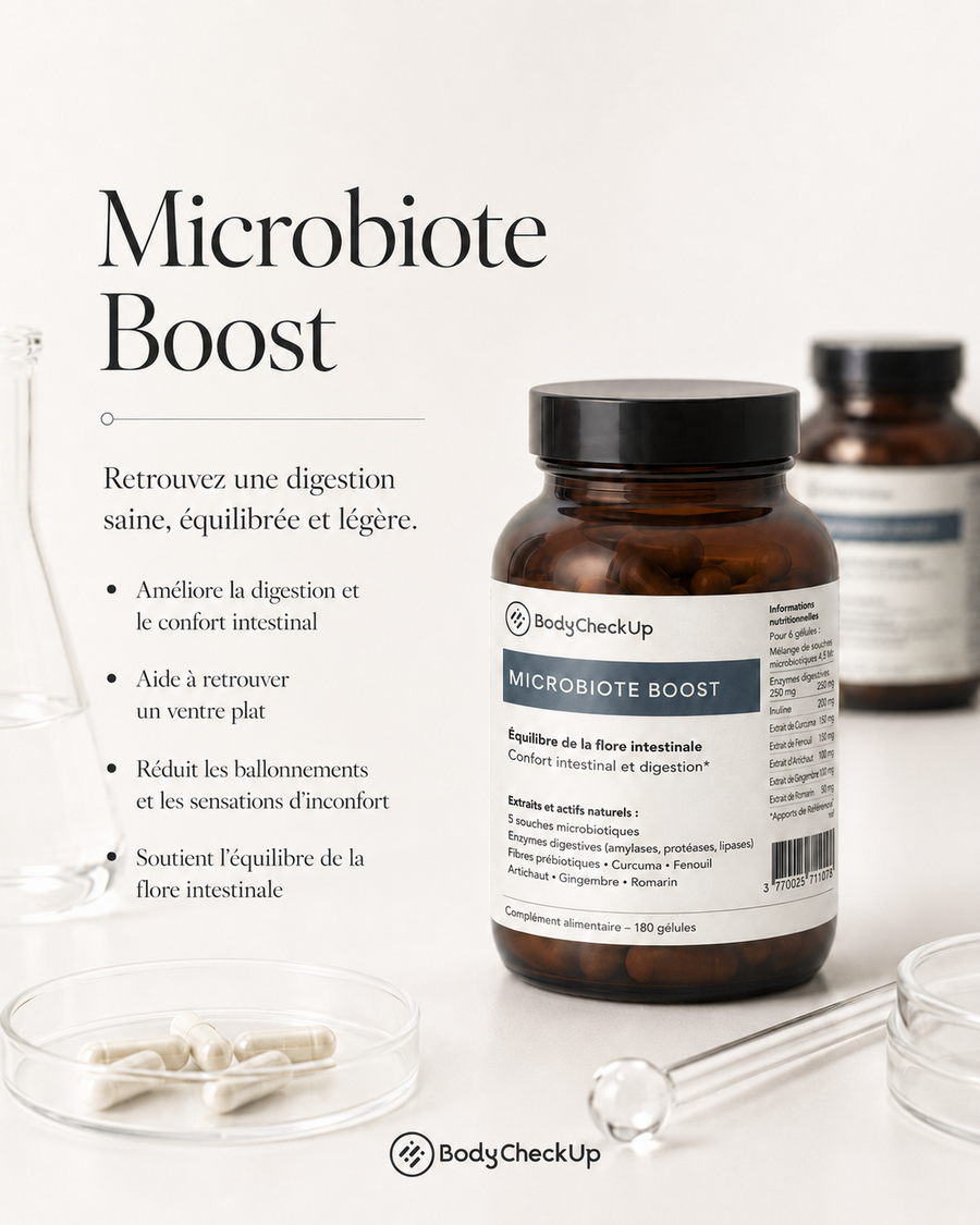 Microbiote boost - Réduisez rapidement vos troubles digestifs