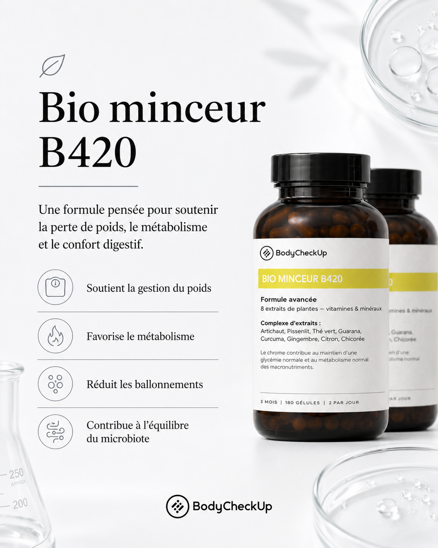 Bio minceur B420 - Réduisez votre masse grasse